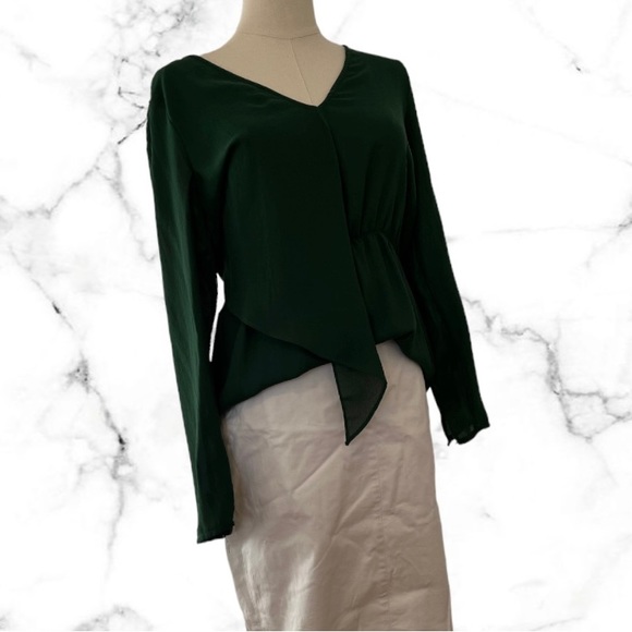 FEMME XS White Pencil Skirt with Silver Belt Office Workwear Simple Basic Cream - Picture 3 of 7